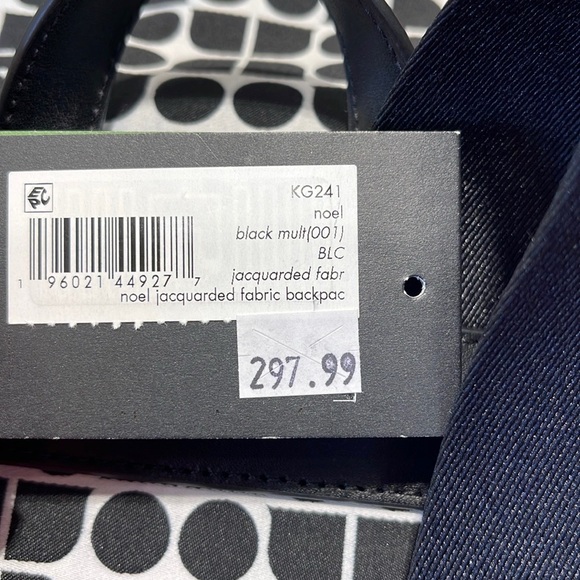 Kate Spade Noel Printed Fabric Backpack - Picture 9 of 11